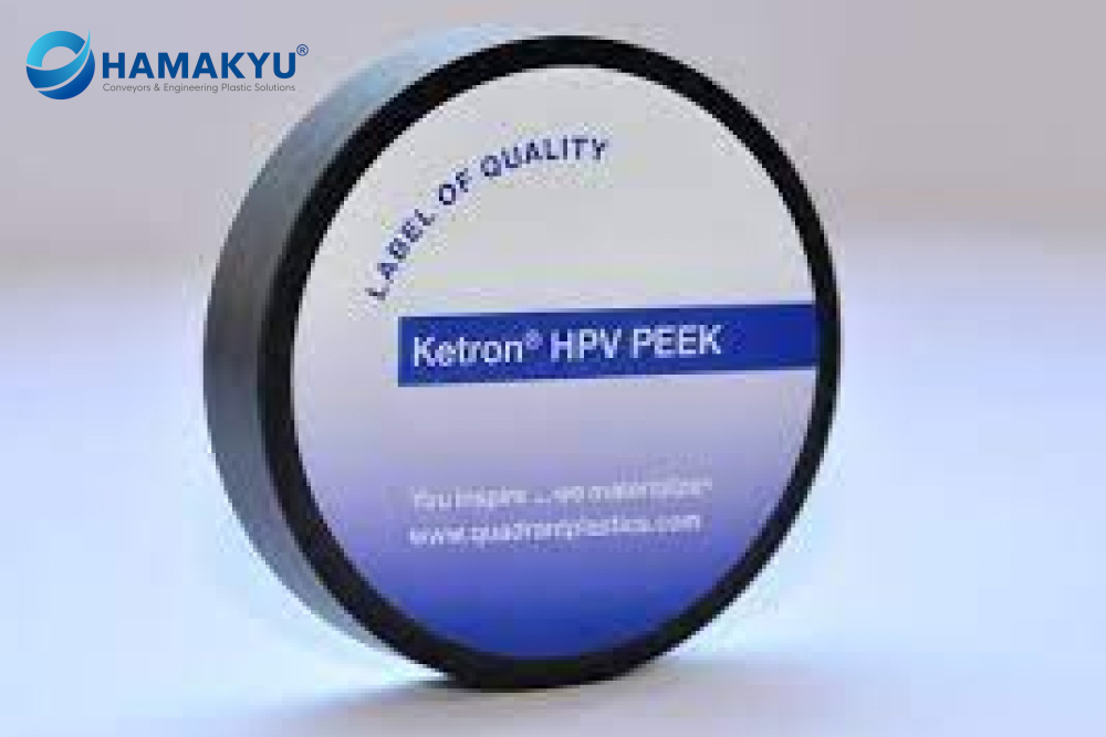 [131013418] Tấm nhựa màu đen Ketron® HPV PEEK kích thước 5x525x1000mm, xuất xứ: MCAM/Bỉ (Sheet, To Order Size, 5x525x1000mm)