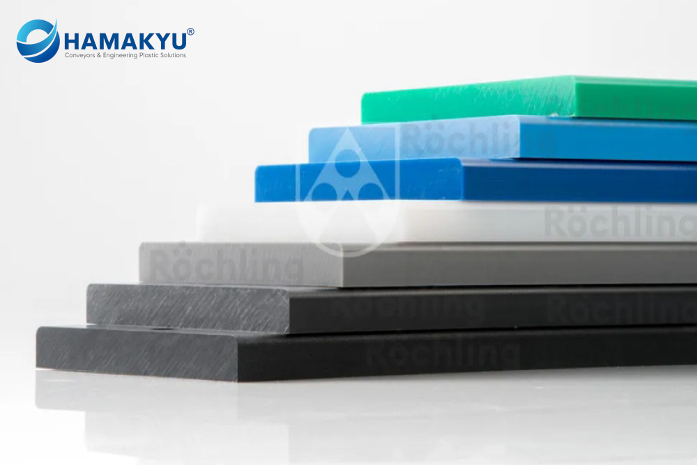[132010014] Polystone® M UHMW-PE/PE 1000 Green Plate, Size: 15x1000x2000mm, Origin: Roechling/Germany (Sheet, Standard Size, Green, 15x1000x2000mm)