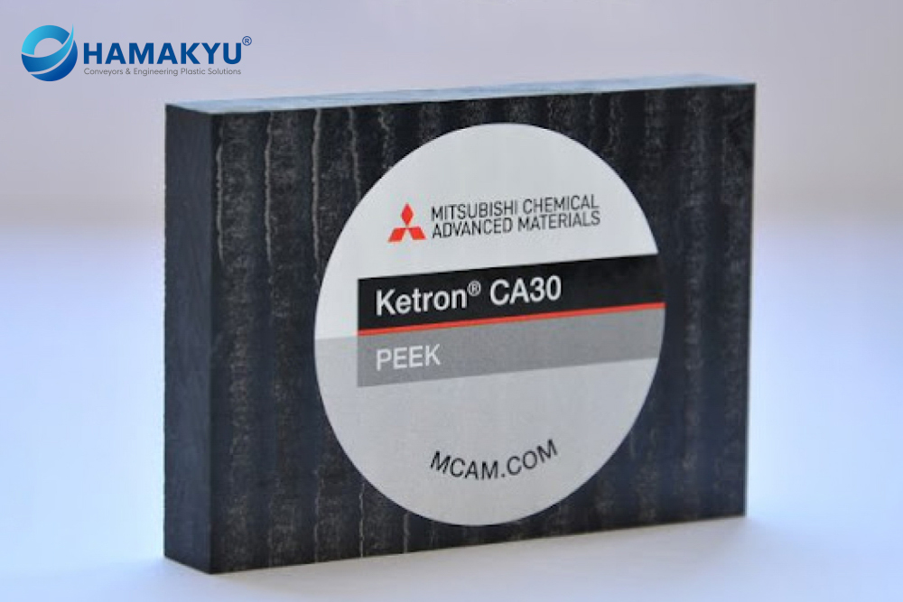 [131013130] Tấm nhựa màu đen Ketron® CA30 PEEK kích thước 5x525x1000mm, xuất xứ: MCAM/Bỉ (Sheet, To Order Size, 5x525x1000mm)